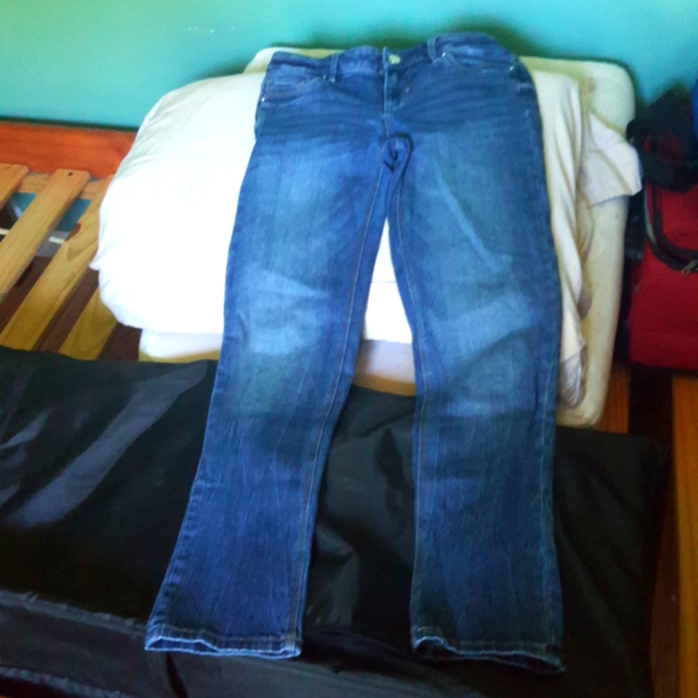 White House Black Market slim crop jeans - Size 0